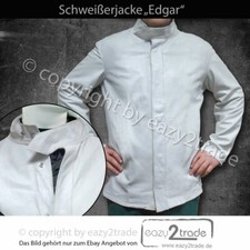 Schwei&szlig;erjacke Schwei&szlig;er Schutzjacke Leder "EDGAR" Rind Vollleder Schutzkleidung