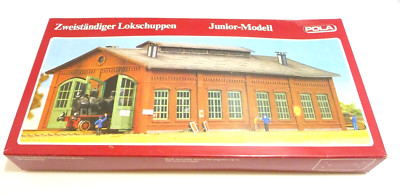 HO Scale Double Engine Shed Model Kit POLA HO 1020 Model Railroad New in Box