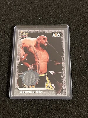Scorpio Sky 2022 Upper Deck AEW Mat Relic #26