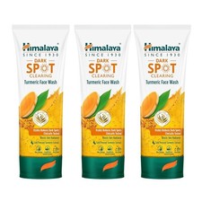 3 X Himalaya Dark Spot Clearing TURMERIC FACE WASH 100 ml NEW LAUNCH FREE SHIP