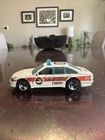 Vintage 1996 Hot Wheels Mainline #577 Police Cruiser Fire Chief Car White