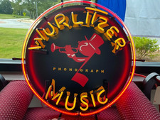 Wurlitzer Music Trumpet Jukeboxes 18"x18" Neon Light Sign Lamp HD Vivid Printing