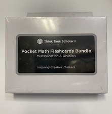 Think Tank Scholar Pocket Math Flashcards Bundle Multiplication Division NWT