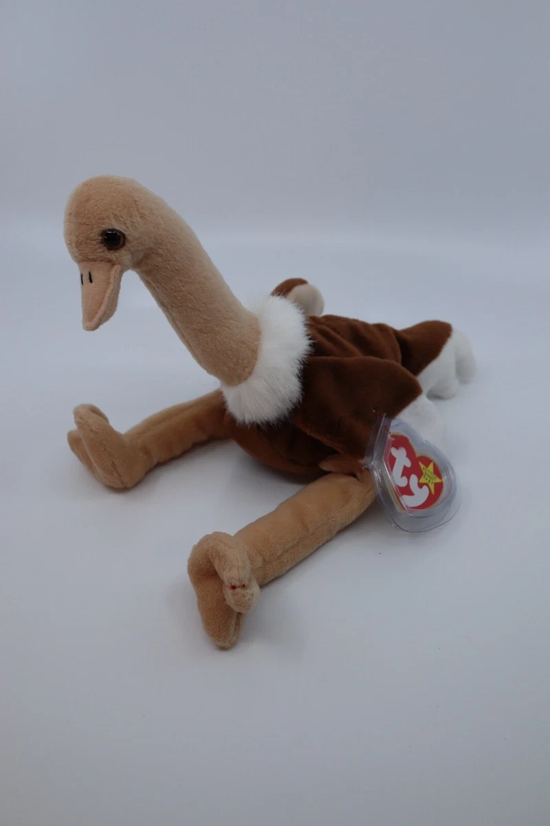 Stretchy the ostrich beanie baby top