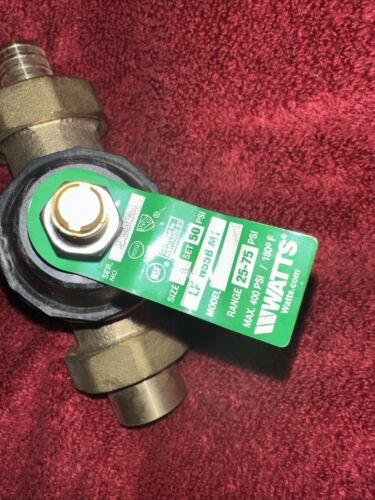 Watts Water Pressure Reducing Valve LF N55B M1 3/4 - Picture 2 of 3