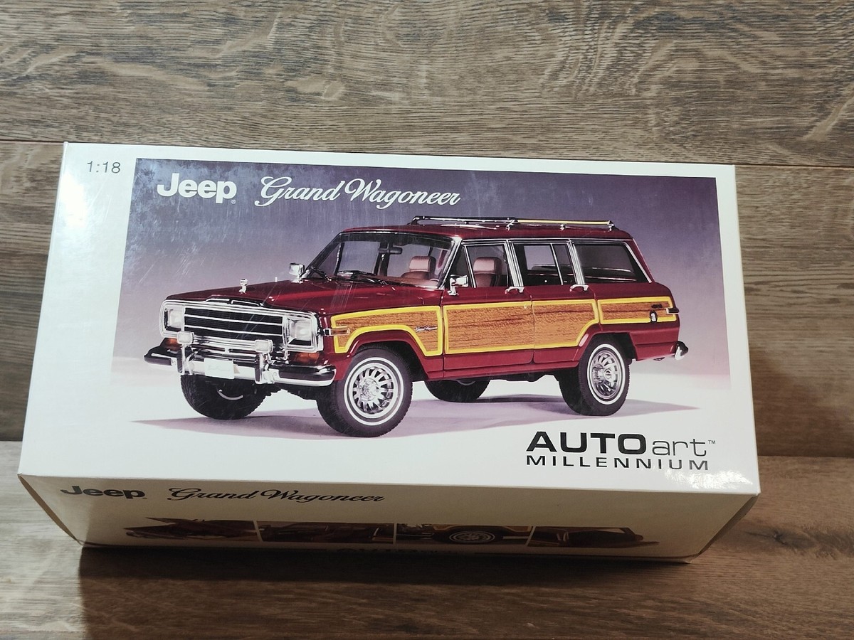 RARE AUTOART MILLENNIUM 1989 Jeep Grand Wagoneer Red