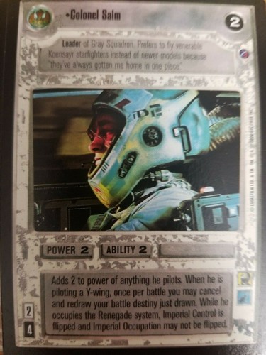 Star Wars CCG Death Star II BASIC SINGLES Select Choose Your Card SWCCG - Picture 17 of 121