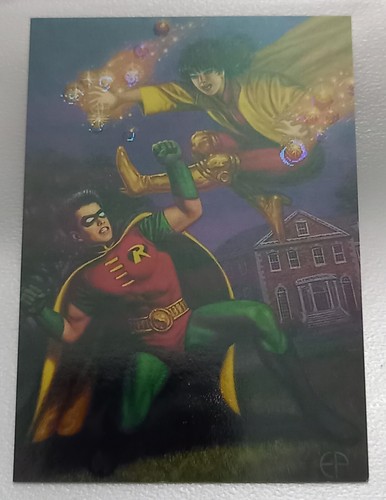 DC Vs Versus Marvel - 8/12 "Holo F/X" - Robin vs Jubilee - Chase Card (A) - Picture 2 of 8