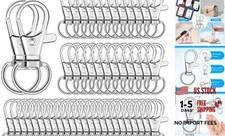 Pcs Key Chain Clip Hooks Swivel Lanyard Snap Hook Keychain Hooks for 100