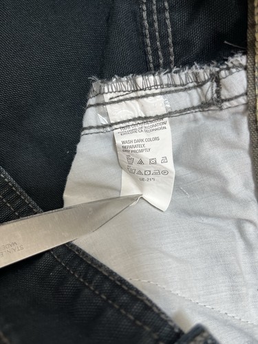 G.H.Bass & Co Mens Black Heavy Canvas Outdoor Work Pants Measures 40x30 - Picture 9 of 12