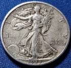 1933 S - Walking Liberty Half Dollar - Better Date, Nice Example