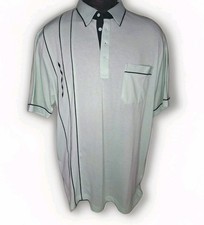 Tom Hagan Men's Golf Polo Shirt Size XXL Mint Green Short Sleeve
