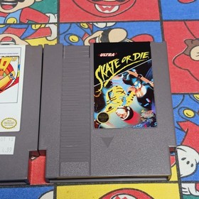 Skate or Die & 720 Degrees (Nintendo NES) Authentic Skateboarding Games Lot