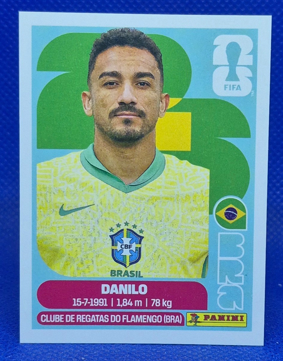 2026 Panini FIFA World Cup Sticker Danilo #BRA 7 -Brazil