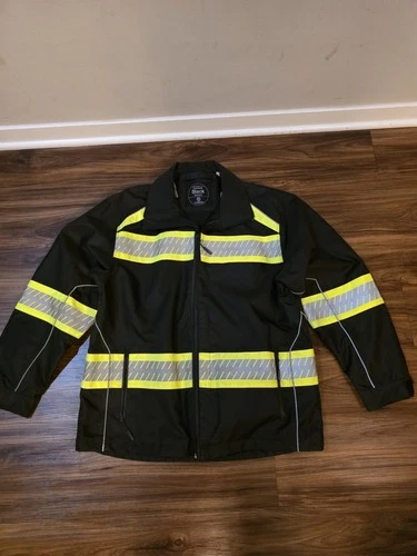 ML Kishigo Premium Black Series B300 Reflective Jacket Mens L Black *READ* - product listing photo