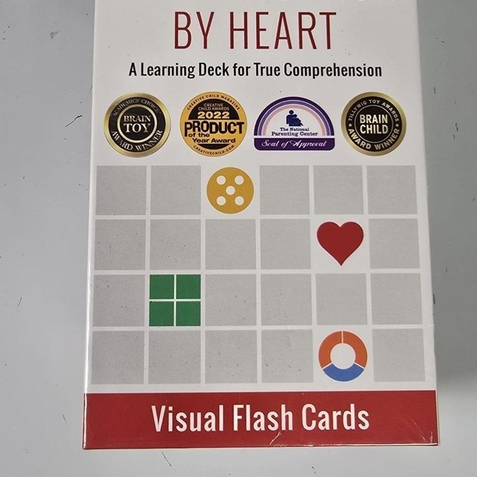 New Sealed Multiplication By Heart Visual Flash Cards Learni