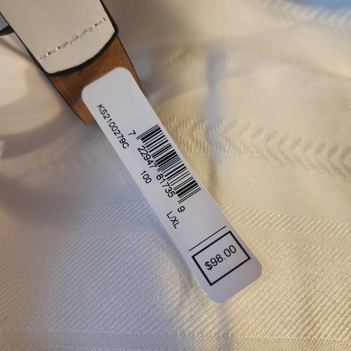 Borsa telefono cintura KATE SPADE marsupio bianco osso con fiocco L/XL 35-41" NUOVA - Foto 13 di 14