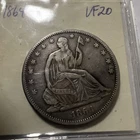 1864 Half Dollars Liberty Seated