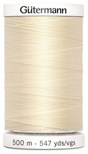 Gutermann Sew-All Thread 547yd, Ivory Each, 800