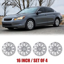 New 16 Hubcaps For 2008-2012 Honda Accord Sedan Wheel Covers Set Of 4 Bolt On