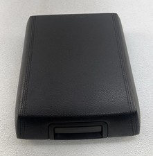 2007-2014 Ford Expedition Center Console Black Leather Armrest Lid Cover Oem