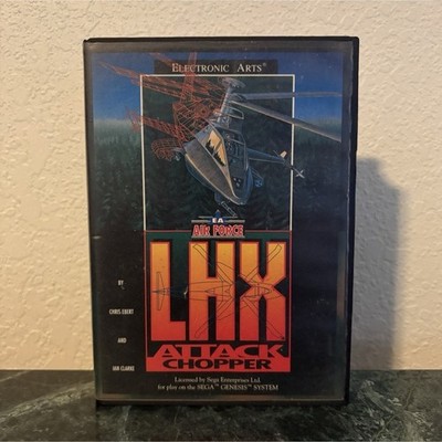 LHX Attack Chopper Sega Genesis (1990) No Manual UNTESTED