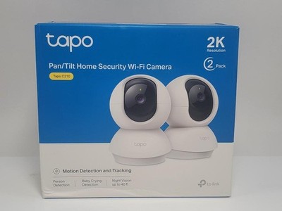 TP-Link Tapo C210 2K Pan Tilt Security Camera 2-Pack Baby Pet