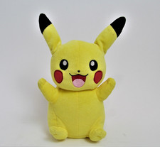 Tomy Pokemon Pikachu Electronic Plush Talking Light Up Cheeks Ears Move 11"