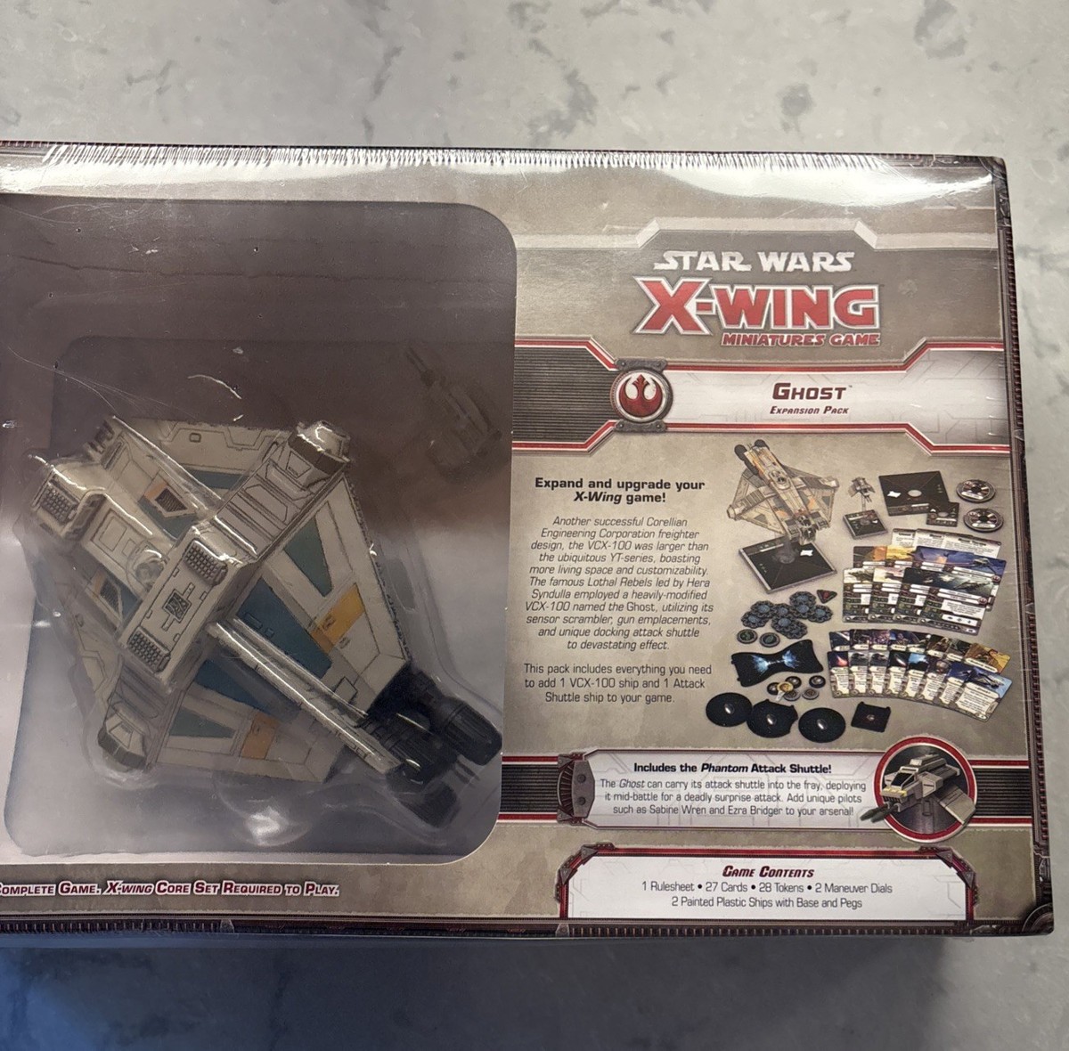 Star Wars X-Wing Miniatures Game Ghost Expansion Pack Fantasy
