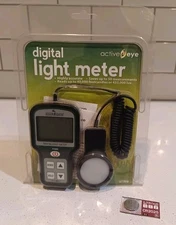 Hydrofarm Active Eye LG17010 Digital Plant Grow Hydroponic Light Meter w/ Accs