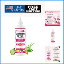 Cleansing  Deodorizing Dog Ear Wash - 12 oz with Vet-Recommended Ingredients