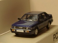 Pcx Audi 90 (B2), 1984, Dunkel-Blau Met. - 870715 - 1:87