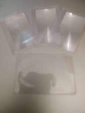 Lotto - Set 3 pezzi Lente di Fresnel x ingrandimento tascabile + 1 custodia Kit