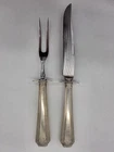 Fairfax by Durgin-Gorham Sterling Silver Carving Set Knife Fork 10” Free Ship