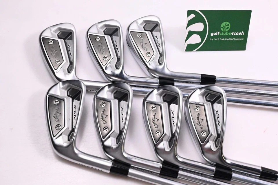 Left Hand Callaway Apex TCB Irons / 4-PW / Stiff Flex Project X IO 110 Shafts - Image 2 of 4