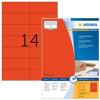Herma Universal-Etiketten Special 105 X 42,3 Mm Rot 1.400 Etiketten