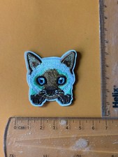 Cat Kids - Embroidered Iron On Badge - Size See Pic