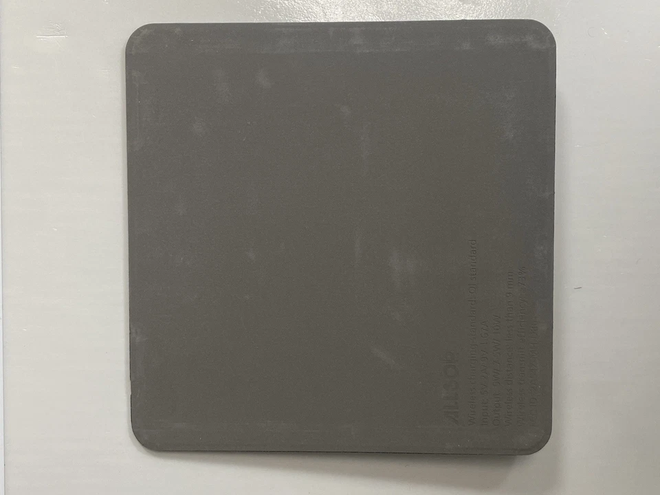 Плюшевый коврик для мыши Allsop премиум-класса с подставкой для запястья, серый, 11,8 дюйма x 11,6 дюйма - Изображение 4 из 4