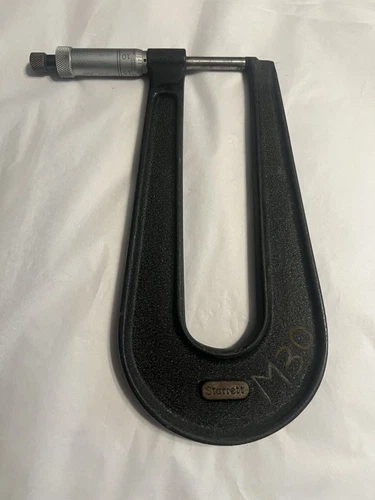 TWO Metal micrometers/STARRETT222BRX-1"/MITUTOYO 189-129-01.0001/sheet metal