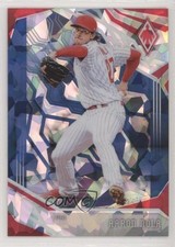 2019 Panini Chronicles Phoenix Blue Ice Prizm 25/99 Aaron Nola #13 u6m
