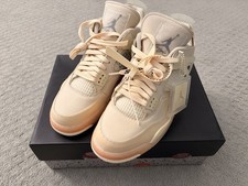 Jordan Air Jordan 4 Retro Off White Sail Muslin US W 10.5/ M 9 []