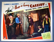 Hop-A-Long Cassidy William Boyd-First Hoppy-Western Cowboy Lobby Card-1935-DPLC