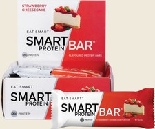 Smart Protein Bar Strawberry Cheesecake Flavour Protein Bar 12x60g