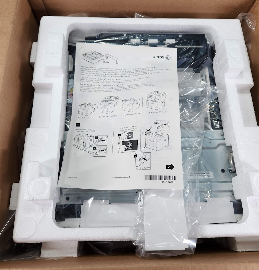 Genuine XEROX 497K13620 550 Sheet Paper Tray Phaser 3610 VersaLink B400