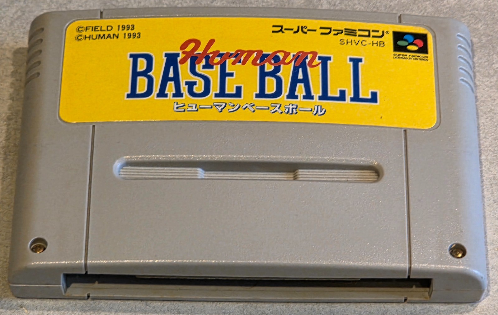 HUMAN BASEBALL SUPER NINTENDO NES FAMICOM JAP