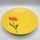 Fiesta Sunflower Floral Luncheon Plate 9" Marshall Fields Exclusive Fiestaware