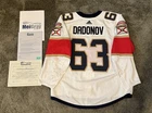 Game Used Worn Florida Panthers 2019/20 Dadonov NHL Hockey Jersey *PHOTOMATCHED*