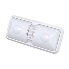 1 Pack RV LED Ceiling Double Dome Light Fixture with ON/Off Switch Interior