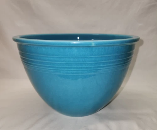 Original Vintage FIESTA Turquoise #6 Nest Bowl  -  No  Inside Bottom Rings