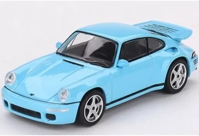 1/64 scale RUF CTR Anniversary Bayern Himmelblau Left-Hand Drive (Sky Blue) ''Min